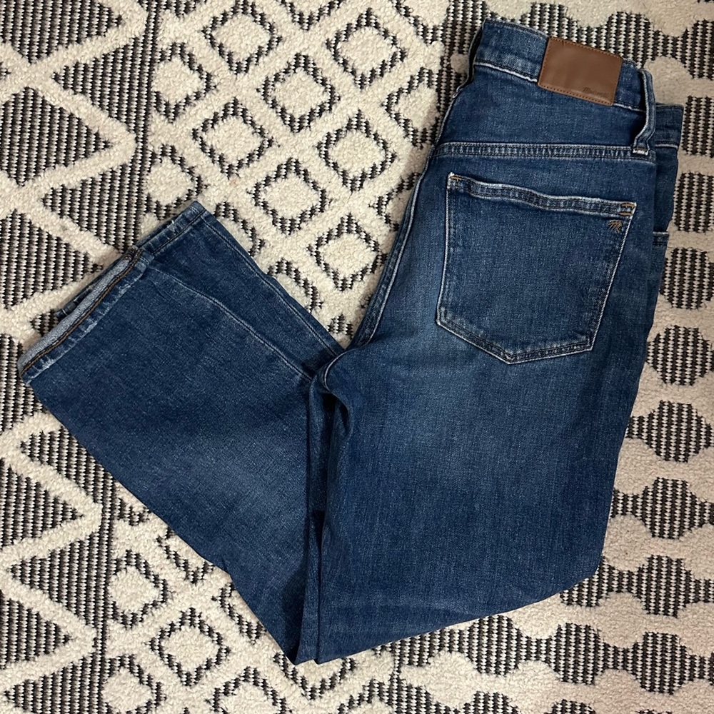 Madewell high rise slim crop boyjeans size 26